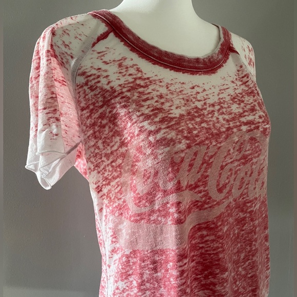 Coca-Cola Shirt, open back, Medium, purchased at boutique, women’s, SUPER CUTE - Picture 1 of 7